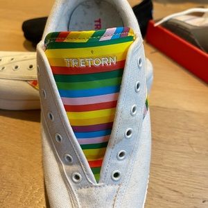 Rainbow Tretorn Sneakers (Size 8)